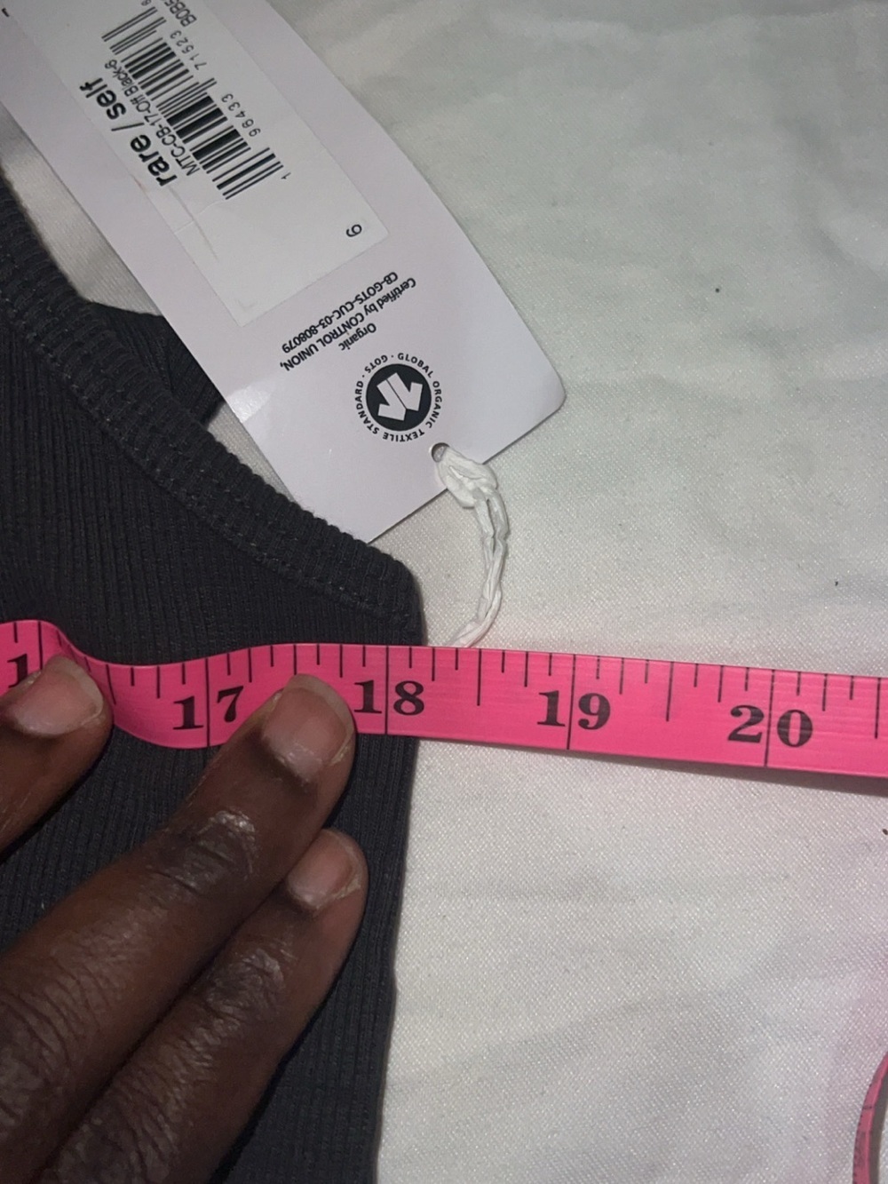 Rare/Self All-Gender Two Piece Ribbed Tank Bodysuit – Gray, Size 6,Brand New - Picture 12 of 14
